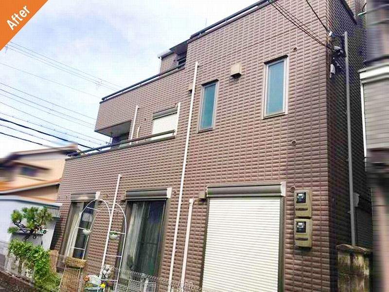外壁塗装後の旭化成ヘーベルハウス
