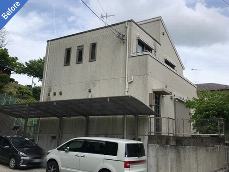外壁塗装前の積水ハウス