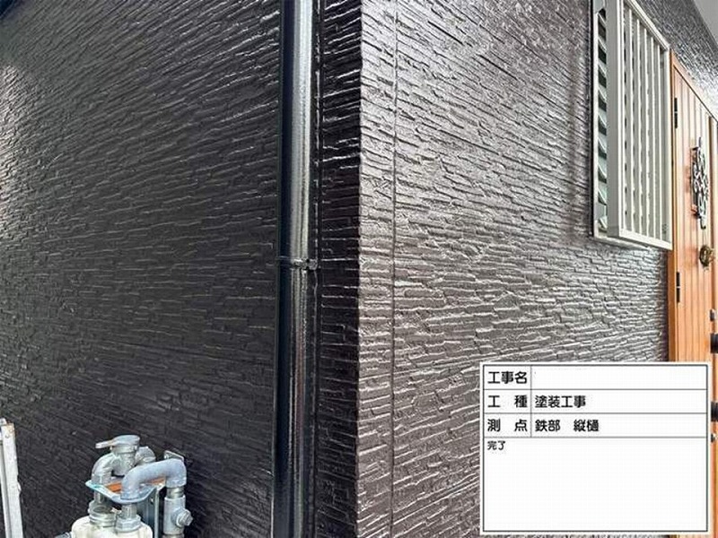 塗装後の雨樋