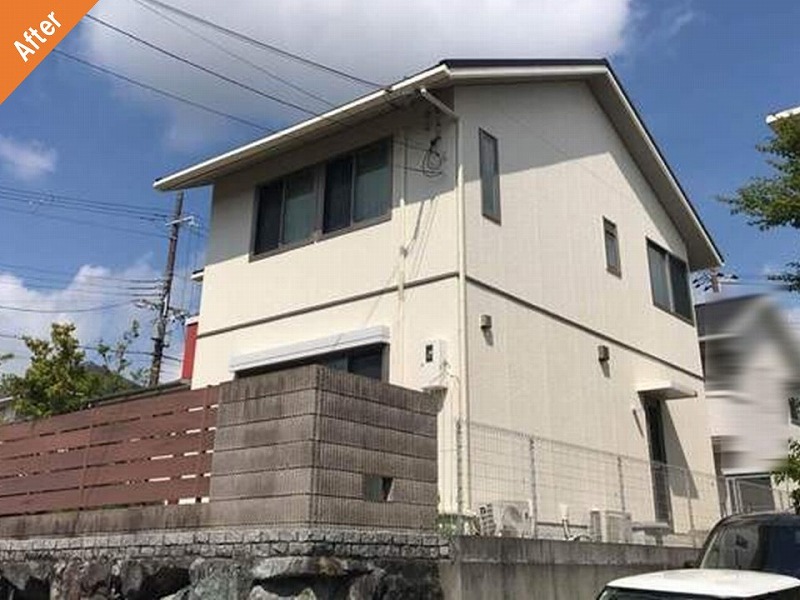 外壁塗装後の窯業系サイディングの積水ハウス