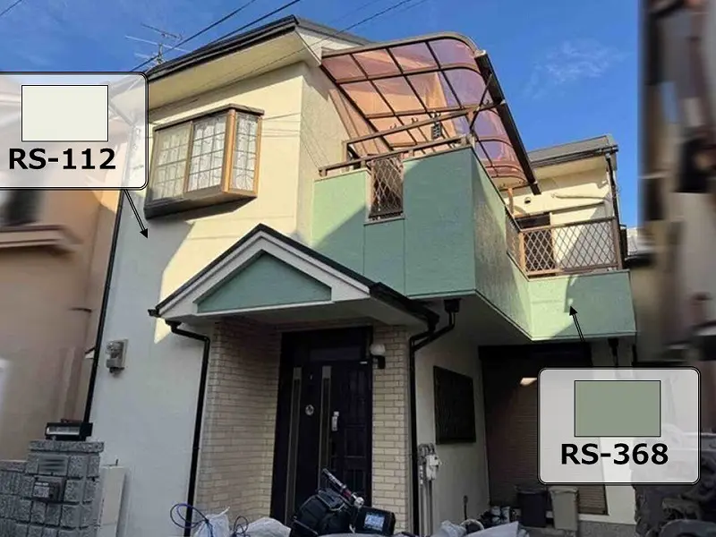 松原市で耐用年数20年のRSプライムPro無機MIX使用の外壁塗装 - 大阪の 松原市で耐用年数20年のRSプライムPro無機MIX使用の外壁塗装 - 大阪の