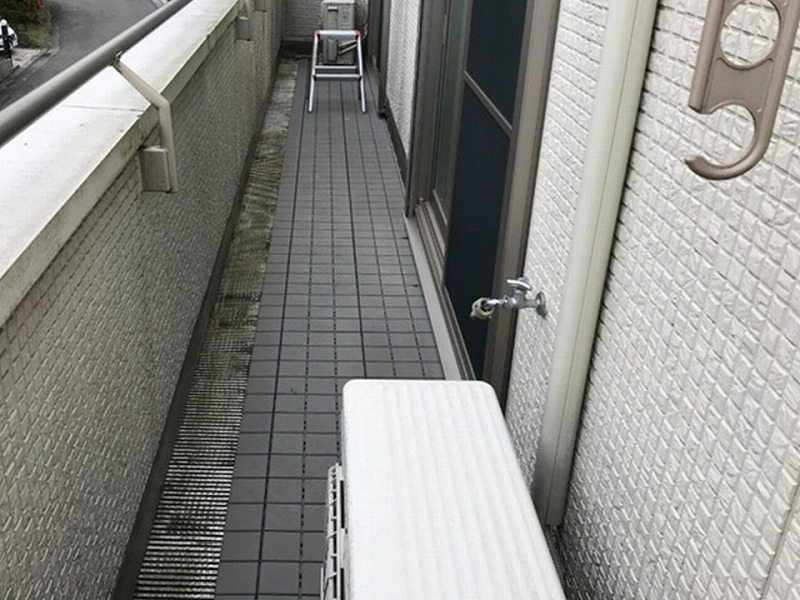 ベランダの調査