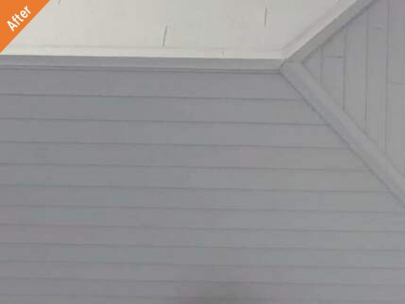 屋根カバー工法後のスーパーガルテクト