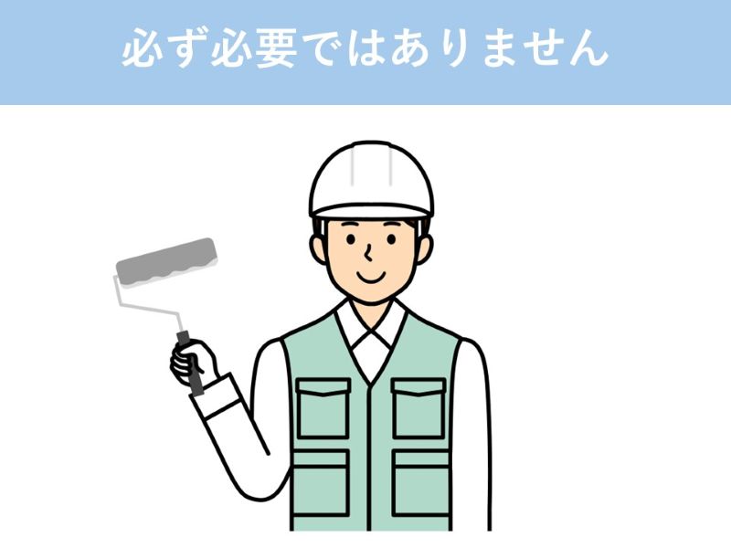 必ず必要ではありません