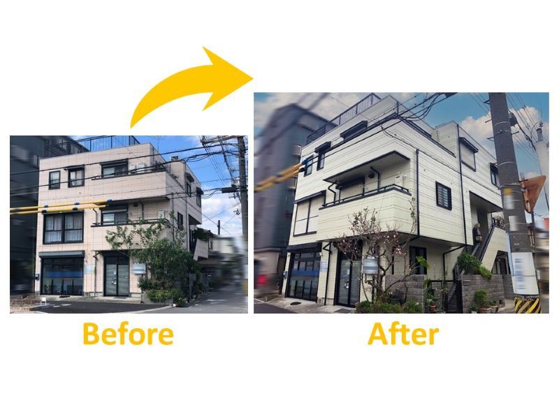 約70坪の住宅の施工事例(ビフォーアフター)