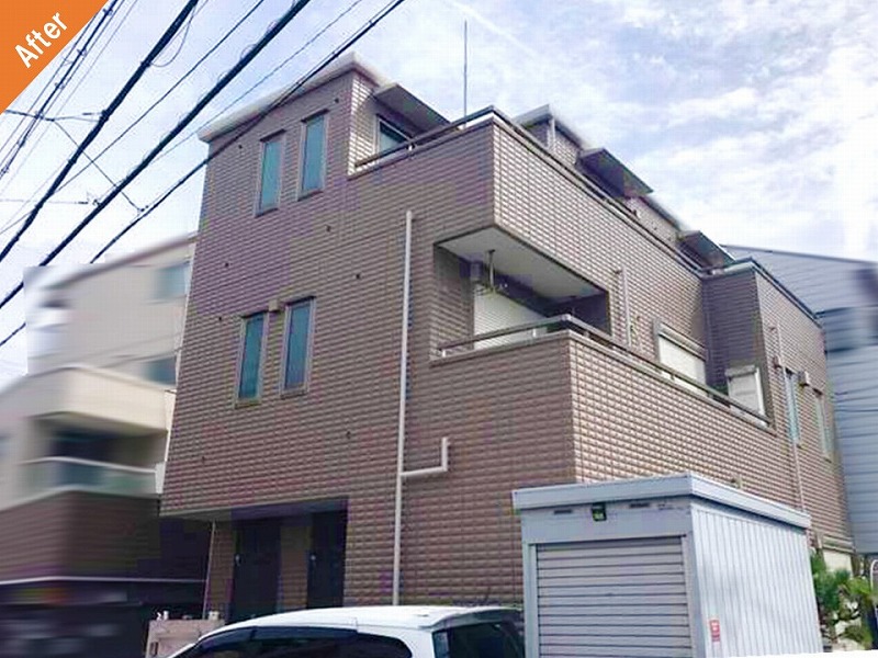 大阪市東淀川区の外壁塗装後の旭化成ヘーベルハウス