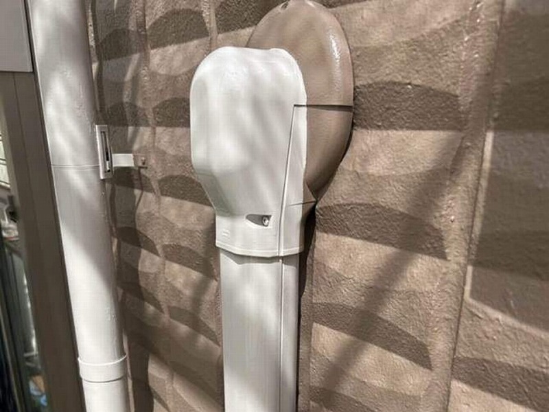 塗装後のスリムダクト