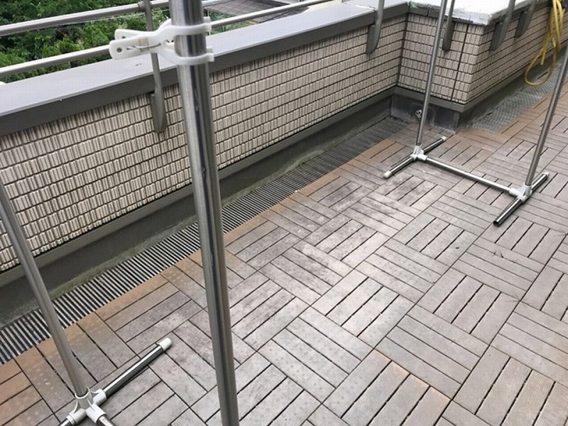 ベランダの点検