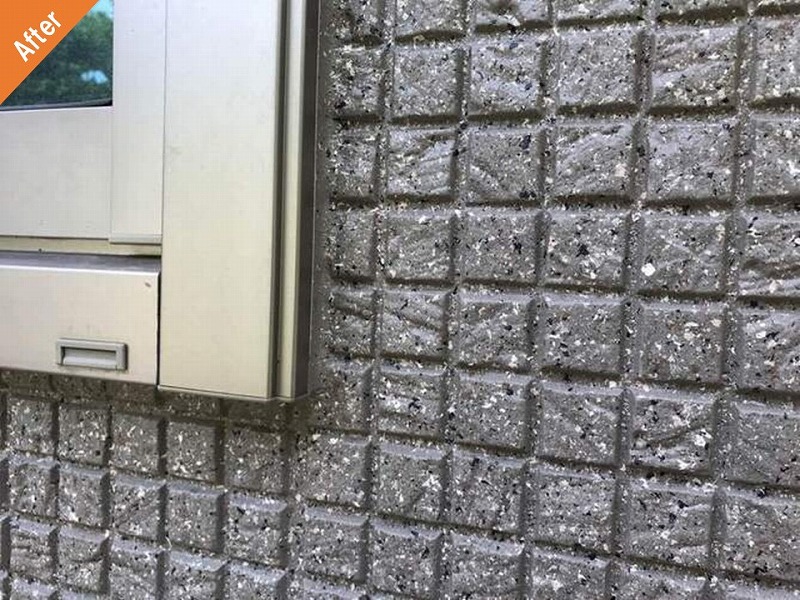 外壁塗装後のサッシ廻り