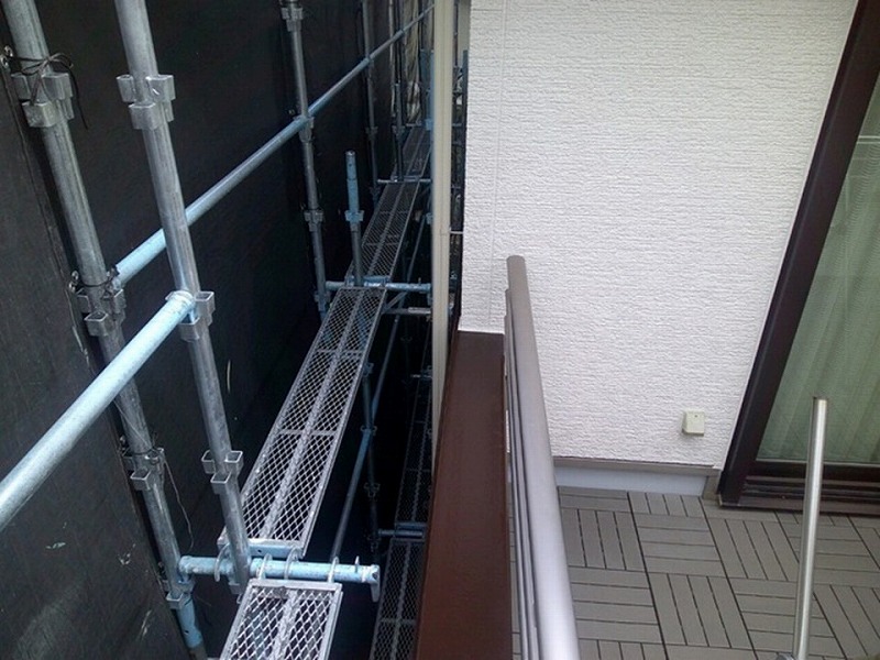 外壁とベランダ部の点検