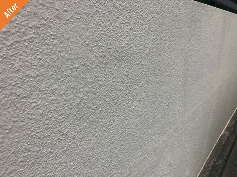 補修後の外塀