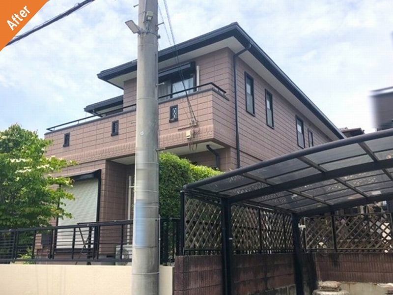 外壁塗装後の旭化成ヘーベルハウス