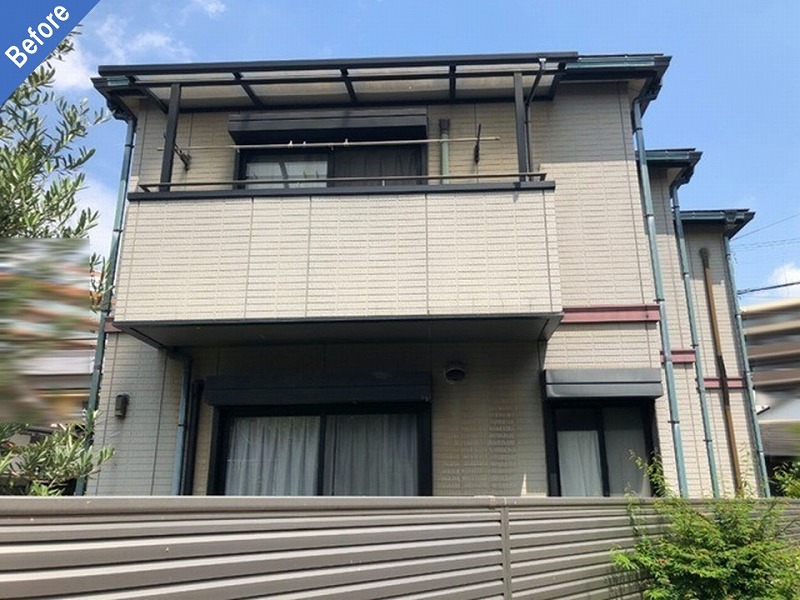 外壁塗装前の積水ハウス
