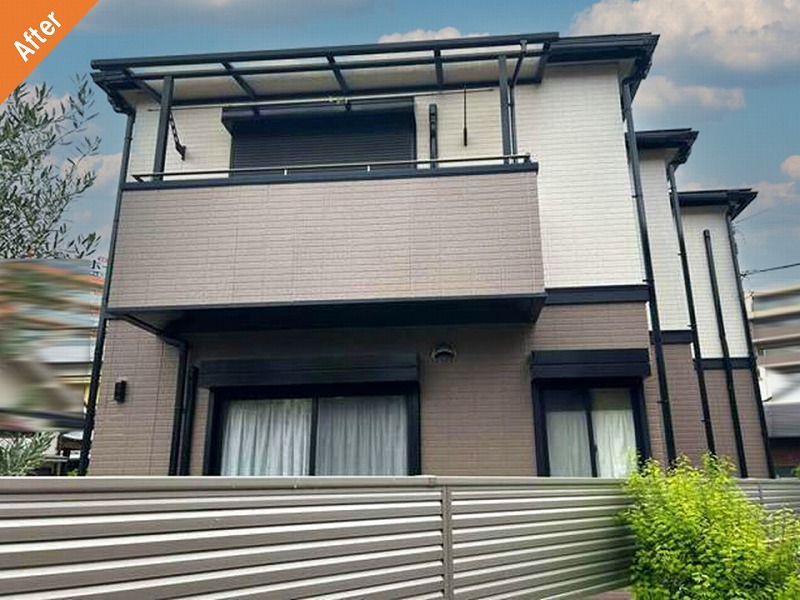 外壁塗装後の積水ハウス