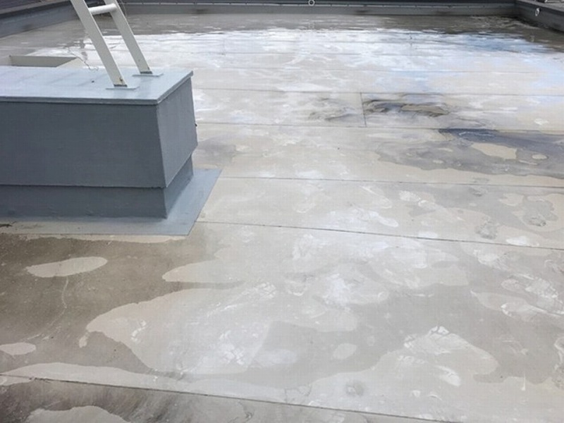 マンションの陸屋根の調査