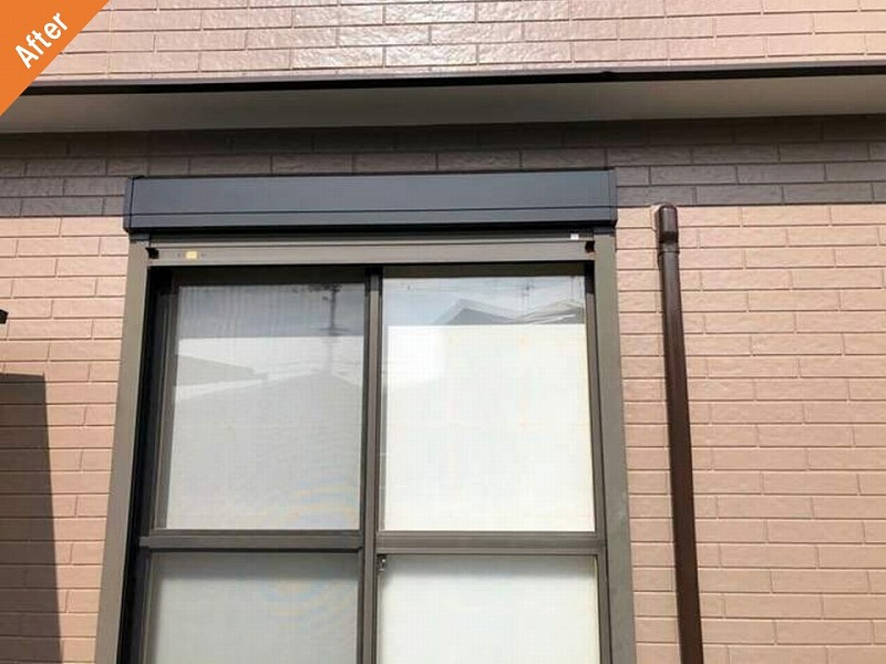 外壁塗装後のサッシ廻り