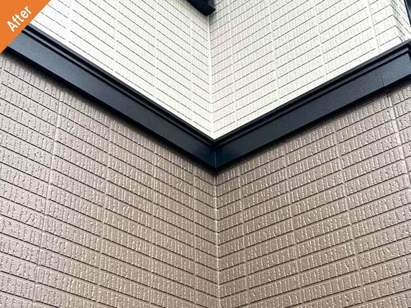 塗装後の幕板