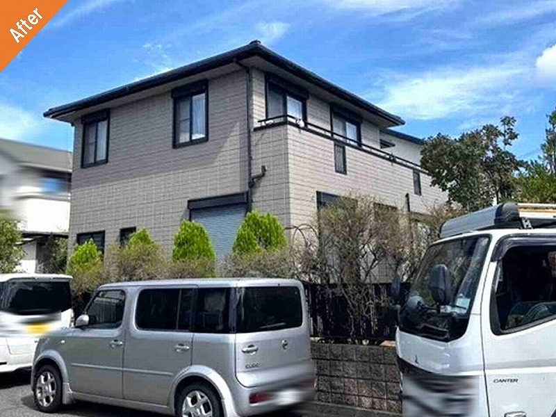 外壁塗装後の旭化成ヘーベルハウス