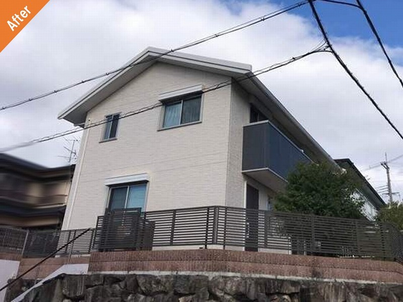 外壁塗装後の大和ハウス（DCウォール）