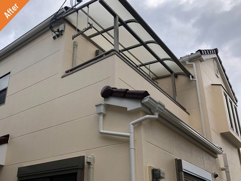 外壁塗装後の外壁