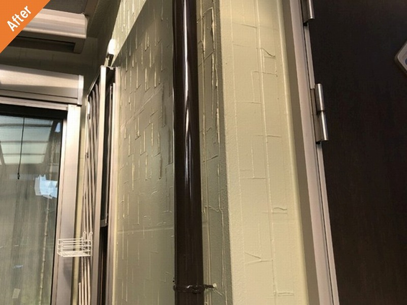 外壁塗装後の雨樋