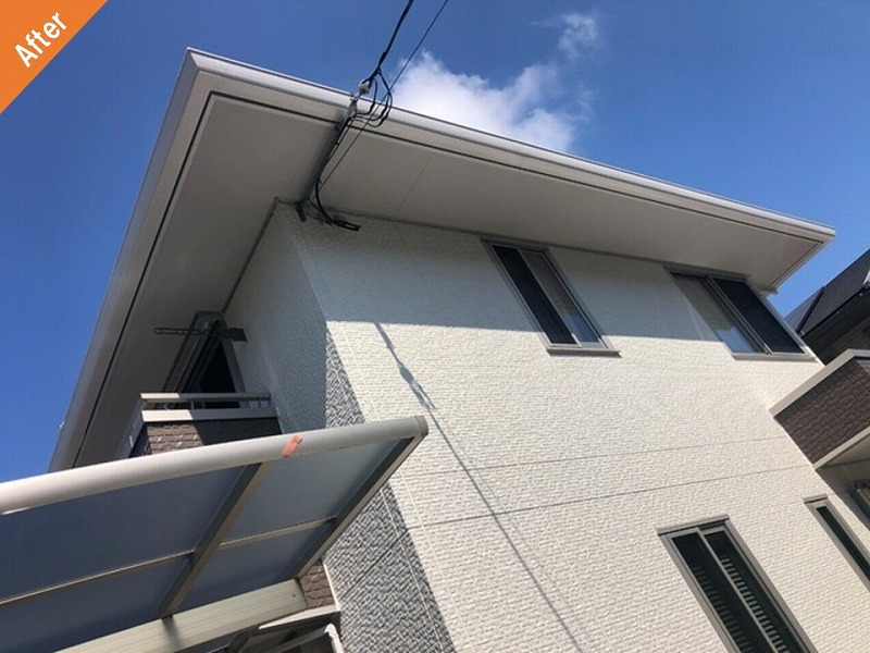 外壁塗装後のDCウォール