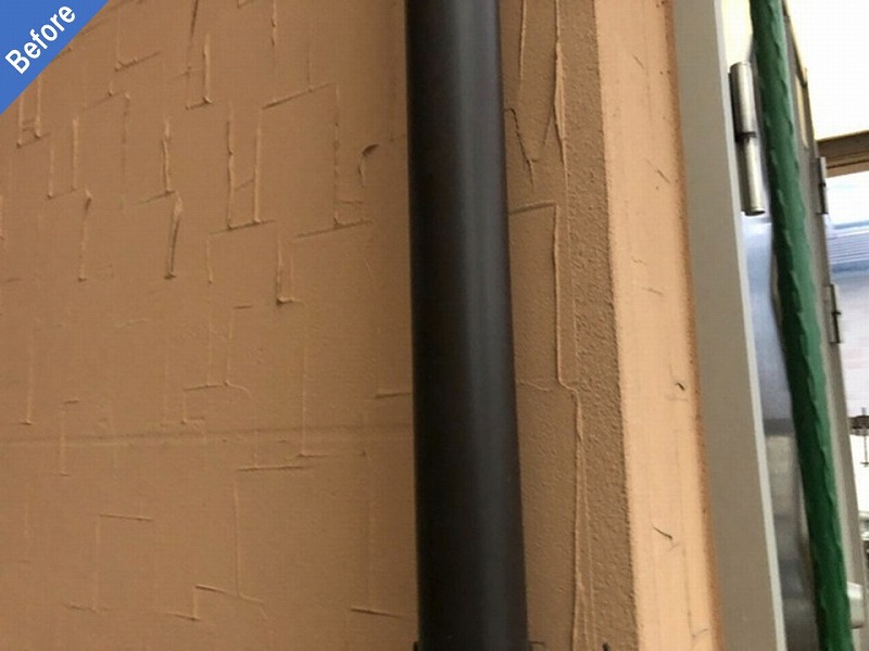 外壁塗装前の雨樋