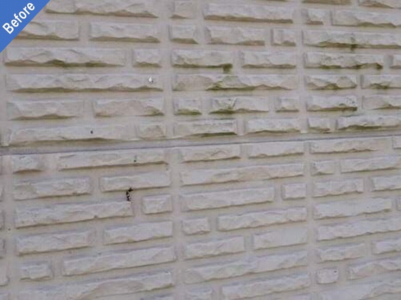 外壁塗装前のPALC