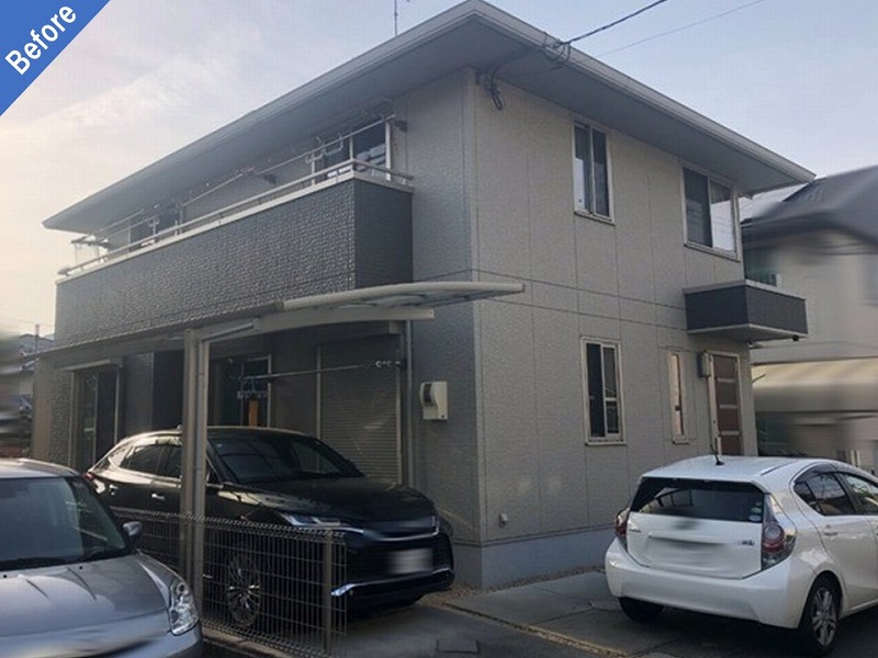 外壁塗装前の大和ハウス（DCウォール）