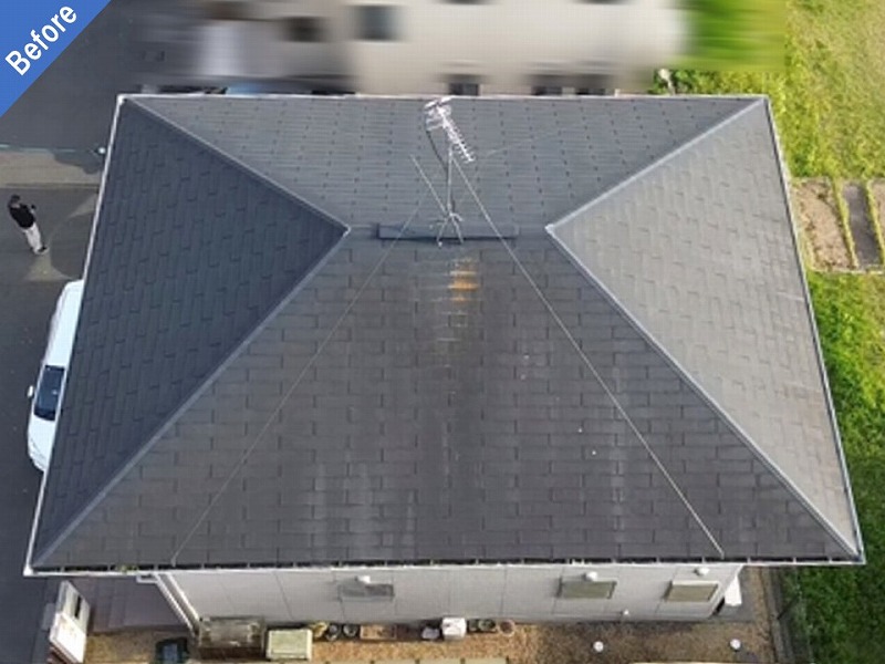 奈良県橿原市の屋根塗装前の大和ハウス