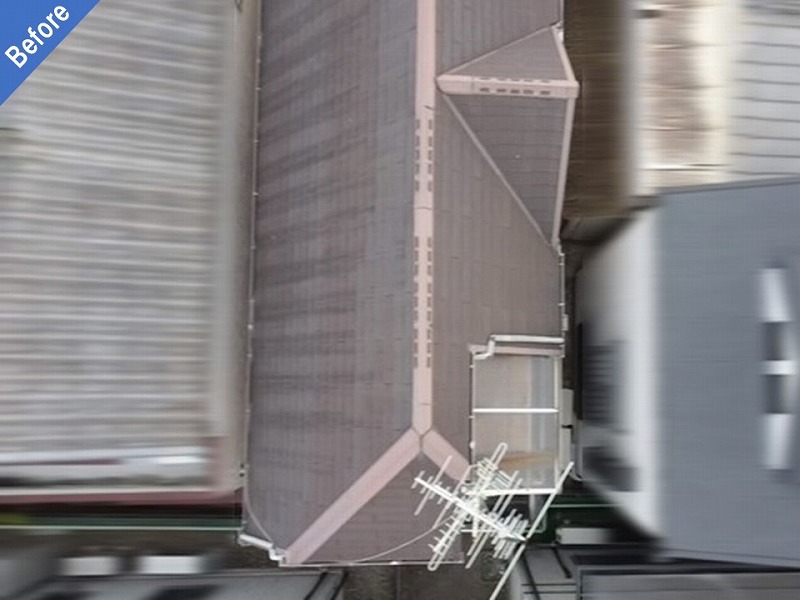 屋根塗装前のスレート瓦