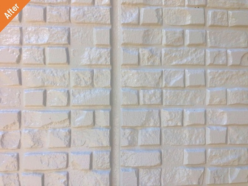 外壁塗装後の目地