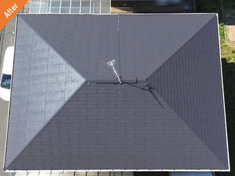 奈良県橿原市の屋根塗装後の大和ハウス