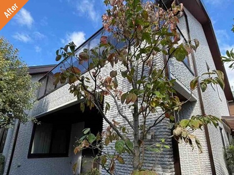 箕面市の外壁塗装後のPALC