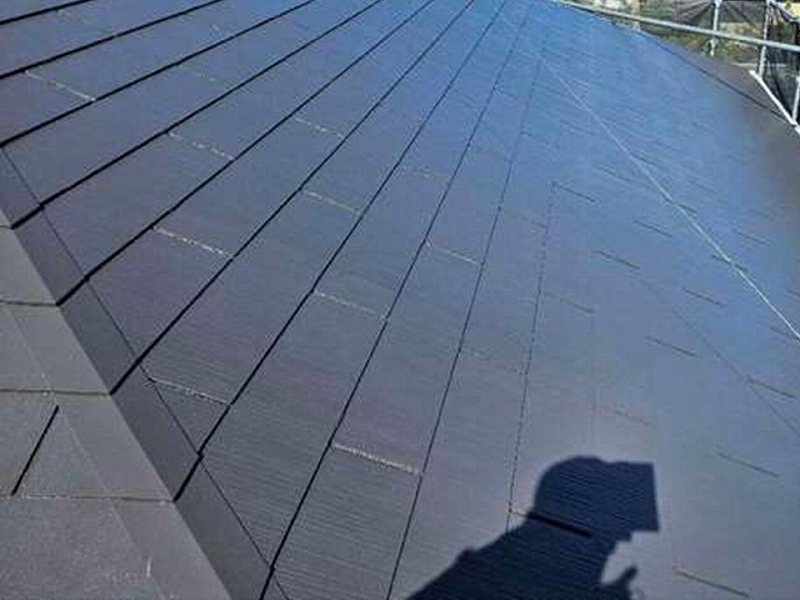 屋根塗装後の大和ハウスのスレート瓦