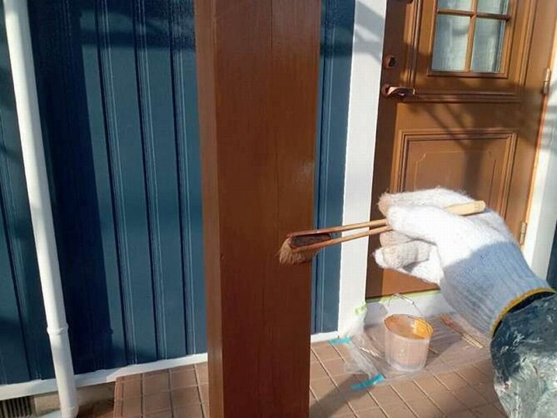 木部塗装（上塗り）