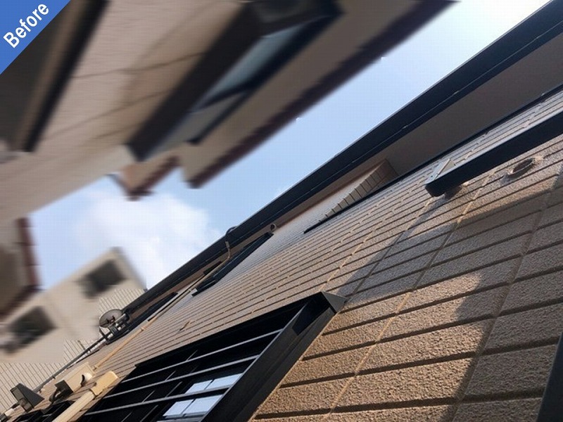 外壁塗装前のALC