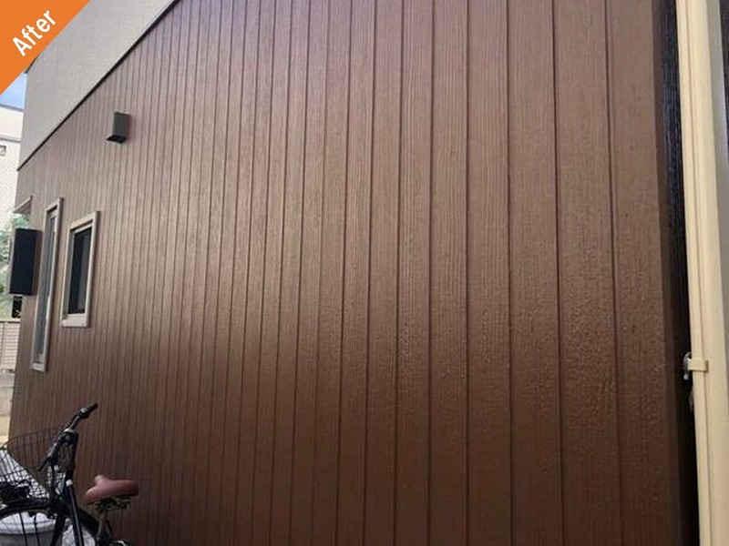 積水ハウス（セントレージ・アビーナ）の外壁塗装後の窯業系サイディング