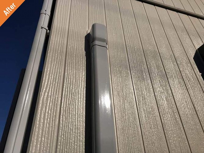 外壁塗装後のスリムダクト