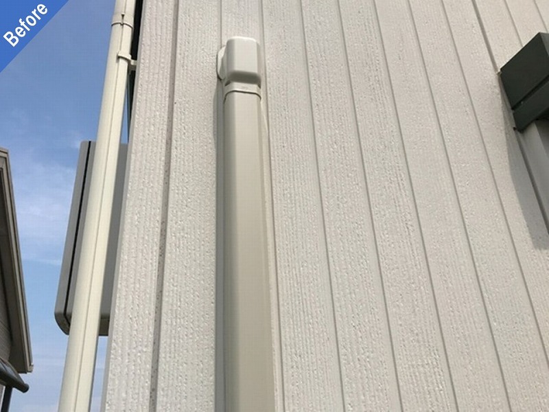 外壁塗装前のスリムダクト