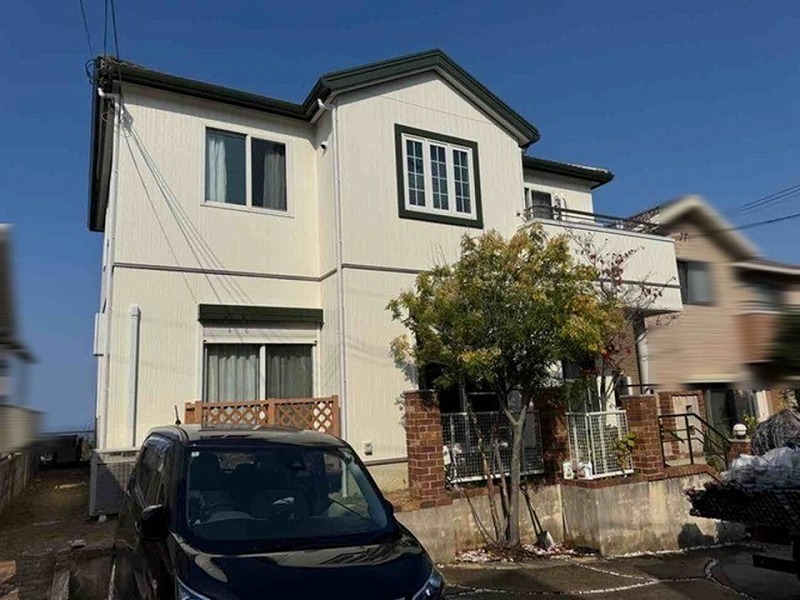 外壁塗装後の積水ハウス全景