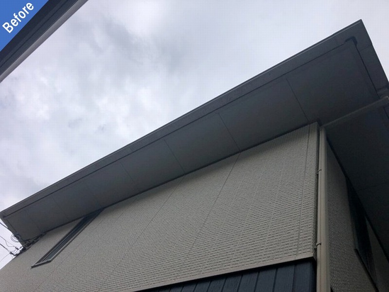 積水ハウスの外壁塗装前（セントレージ・アビーナ）の2種類の窯業系サイディング