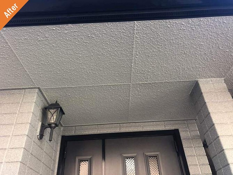 外壁塗装後の軒天