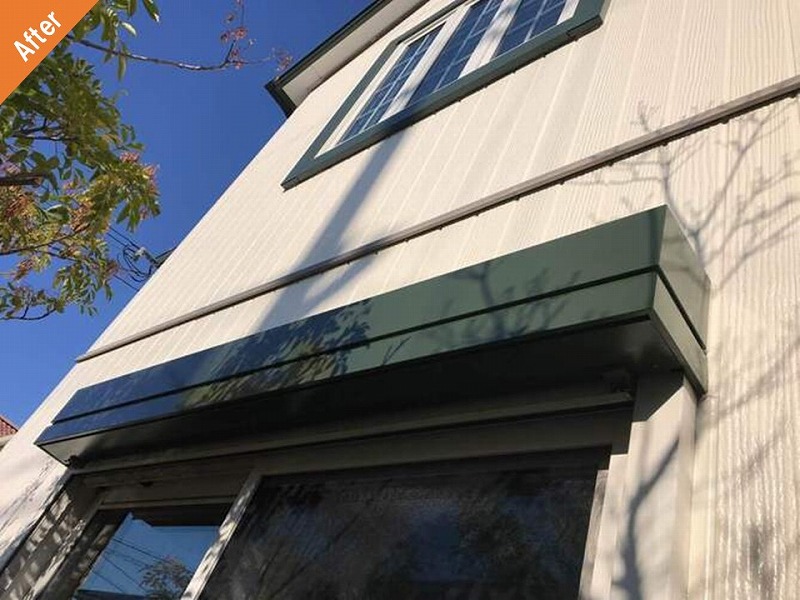 外壁塗装後の積水ハウスのSHウォール