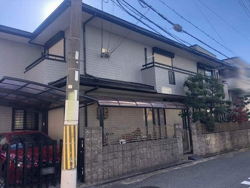 豊中市のヘーベル純正塗料で外壁塗装後の旭化成ヘーベルハウス