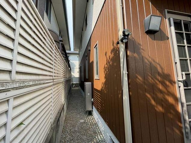 足場解体後の外壁全景