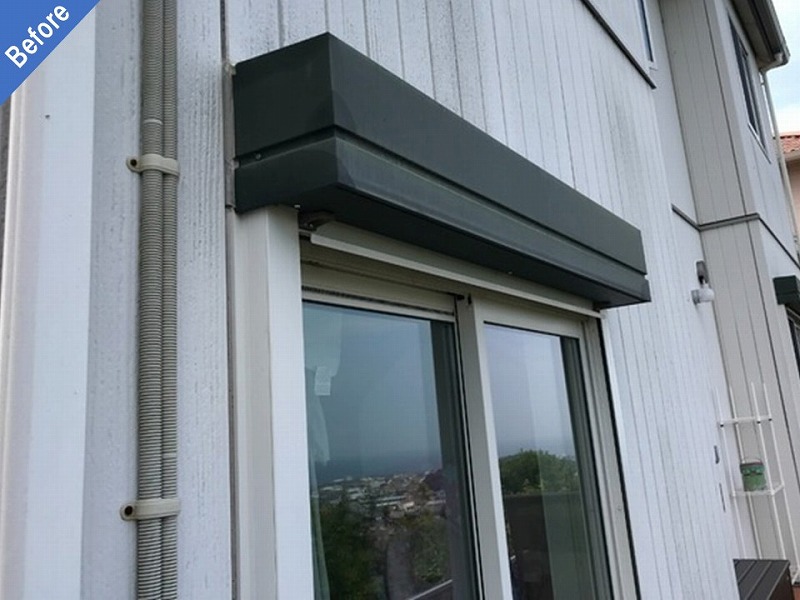 外壁塗装前の積水ハウスのサッシ廻り