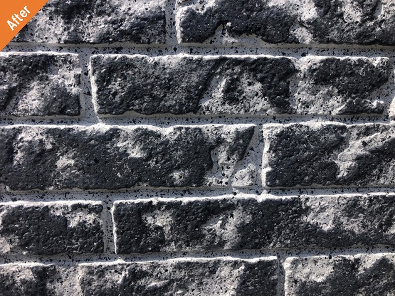 マーブルトーンダイヤモンドで外壁塗装後の外壁