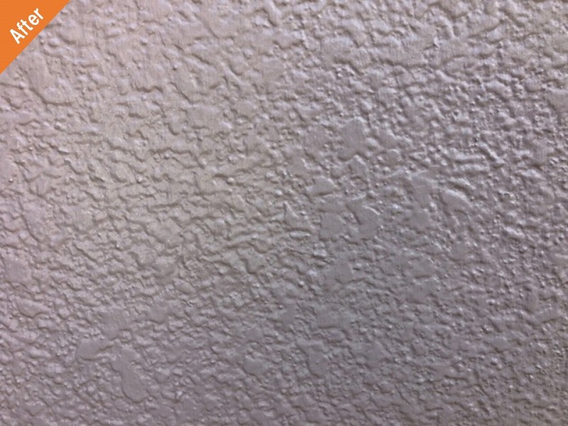 外壁塗装後のボンタイル仕上げのモルタル外壁