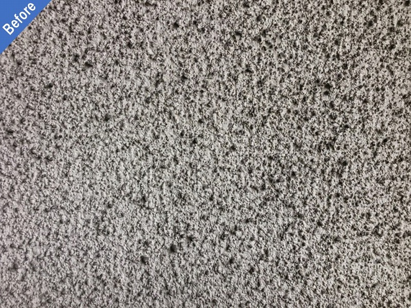 外壁塗装前のスタッコ仕上げのモルタル外壁